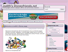 Tablet Screenshot of disneyfriends.net